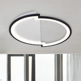 Sleek Round Acrylic Flush Mount Ceiling Light In Multiple Sizes And Colors - Led Warm/White Glow