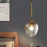 Vintage Wine Cup Pendant Light In Black/Gold For Kitchen Gold