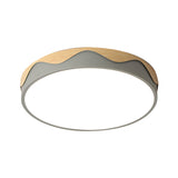 Macaron Acrylic Close To Ceiling Light - Rounded Thin Design 16.5/20.5 Wide Led Flush Mount Stylish