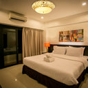 15’/19’ Semi Mount Clear Crystal Ceiling Fixture With Opal Glass Diffuser In Gold - Modern