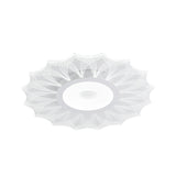 Contemporary Ultra Thin Led Flush Mount Ceiling Light Fixture For Bedroom - Clear Acrylic