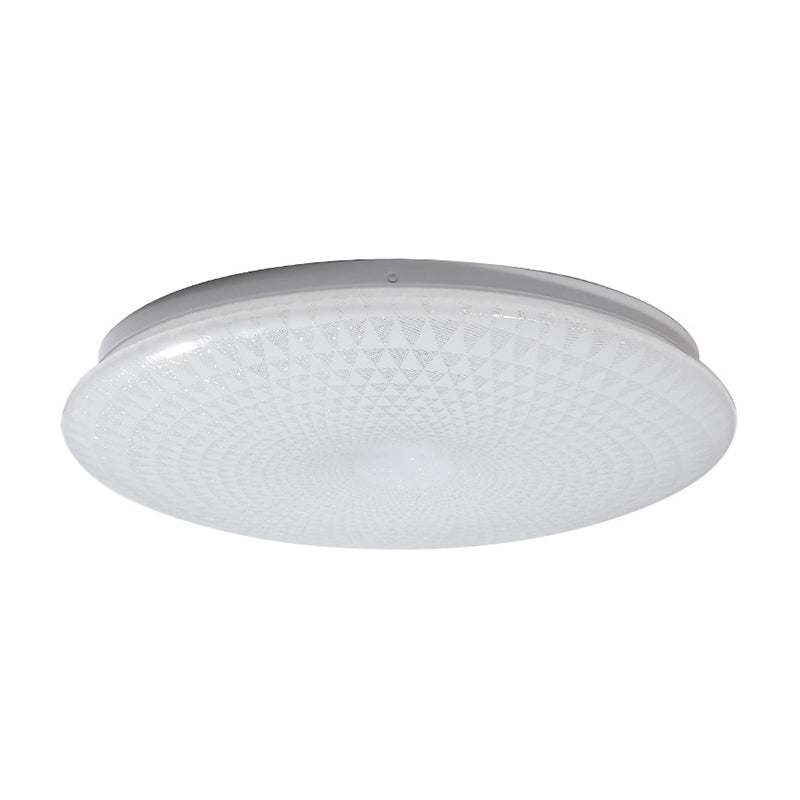 Modern Acrylic Led Ceiling Light Fixture In Warm/White/Natural 15/19 Dia White / 15
