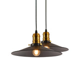 Industrial Style Cone Hanging Light Set - 1/2/3 Pack 8.5/10 Wide 1-Bulb Pendant In Metallic Finish