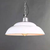 Vintage Style Double Bubble Hanging Ceiling Light For Living Room - Black/Green Metal Shade White