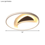 16’/20.5’ Modern Geometric Ceiling Light Fixture – Black & White Acrylic Led