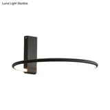 16’/23.5’ Wide Ring Led Flush Mount Ceiling Lamp In Modern Metallic Black/White/Gold Finishes