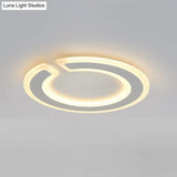 16.5’/20.5’ Dia Round Ceiling Lamp - Simple & Elegant Led Flushmount Lighting In