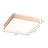 Modern Acrylic Led Ceiling Lamp With Crystal Accents - Available In Black White And Gold Finish