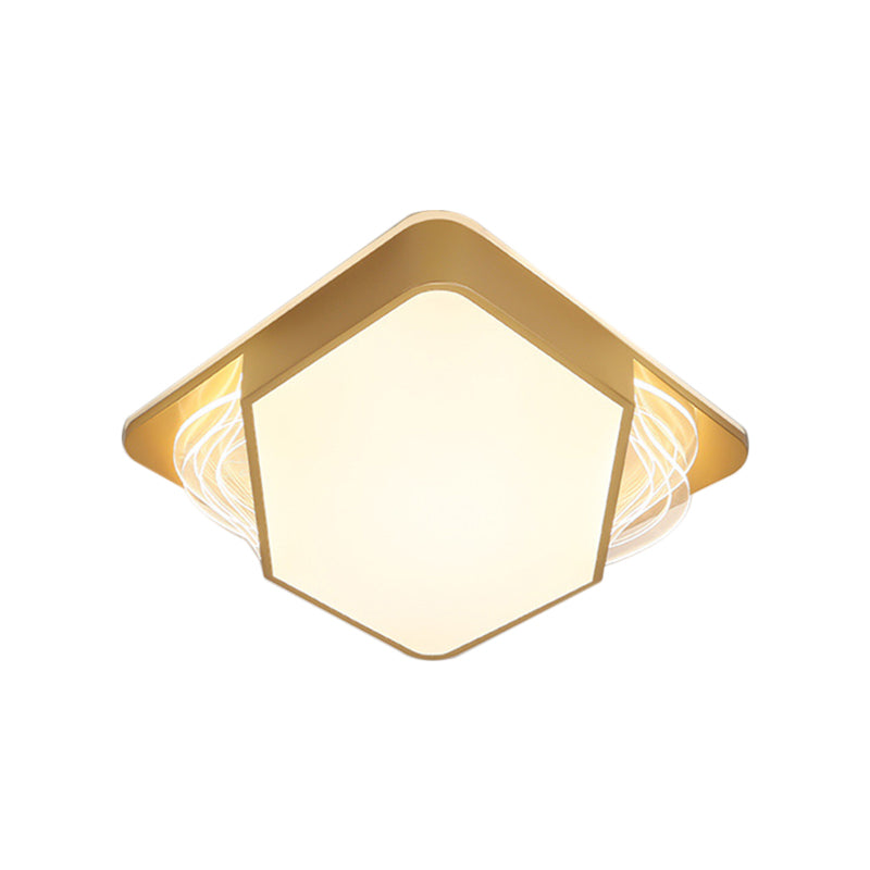 Contemporary Gold Flush Mount Led Ceiling Light In Warm/White 18/21.5/35.5 Width

Or

Modern - Width