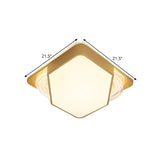 Contemporary Gold Flush Mount Led Ceiling Light In Warm/White 18/21.5/35.5 Width

Or

Modern - Width