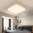 Japanese Style Square Ceiling Light Wood Led Flush Mount - Wide Range Selection