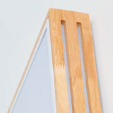 White Square Led Flush Ceiling Light - Modern Acrylic Lamp For Dining Room (16/19.5)