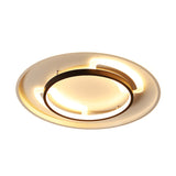 Modern Acrylic Led Flush Ceiling Light - 16/19.5 White Warm/White Mount Lamp