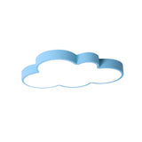 Nordic Style Macaron Colored Cloud Child Flush Mount Light For Bedroom