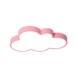 Nordic Style Macaron Colored Cloud Child Flush Mount Light For Bedroom
