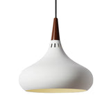 Nordic Teardrop Pendant Lighting - 8’/11’/12’W Metal 1 Light Black/White/Pink