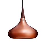 8/11/12W Teardrop Pendant Light Nordic Metal Black/White/Pink Hanging
