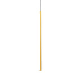 Modern Metallic Led Pendant Light With Minimalist Design In Black/Gold - Warm/White Illumination