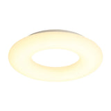 18/23.5 Modern Led White Doughnut Acrylic Flush Mount Ceiling Lamp