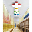 18/24 Modern Led Acrylic Ceiling Lamp - Plus/Minus/Multiply/Divide Shape Mount Chandelier In