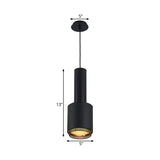 Modernist Black/White Hand Grenade Pendant Light For Restaurant: Metal Hanging Ceiling Fixture
