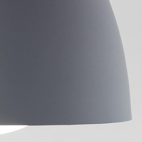 Contemporary 6.5/10 Inch Aluminum Funnel-Shaped Suspension Light For Study Room Or Cafe - Wide