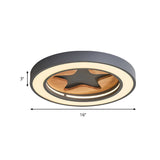 Nordic Style Led Flush Mount Ceiling Light For Corridors - Slim & Stylish Acrylic Lamp