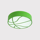 Multipurpose Led Basketball Ceiling Light For Kids - Red/Blue/Green Finish