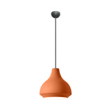 Contemporary Metal Pendant Ceiling Light - Gourd Hanging Lighting 1 Grey/Black/Yellow