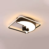Dolphin Led Ceiling Mount Light: Animal Acrylic Lamp For Kids Bedroom