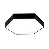 Nordic Hanging Ceiling Light: Honeycomb Gym Down Pendant In Black Led Iron Design / B