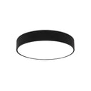 Minimalist Black/White Round Flush Mount Led Ceiling Light - 16’/23.5’/31.5’ Diameter Black / 16’