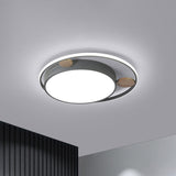 Modern Bear Head Led Flushmount Ceiling Light With Wood Accent - 18’/21.5’ Wide Cartoon Acrylic