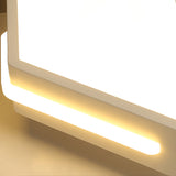 Minimalist Windmill Ceiling Light - Acrylic Flush Mount Fixture For Bedroom (Black/White)