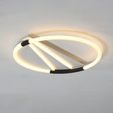 Led Ceiling Flush Light In White With Acrylic Shade - Rectangle/Round/Square Warm/White