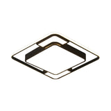 Modern Black Acrylic Ceiling Light Led Flush Mount - Warm/White/3 Color Living Room
