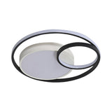 Simple Acrylic Led Ceiling Light Fixture - Circular Flush Mount Lamp For Dorm Room