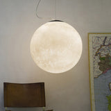 Romantic Modern White Glass Pendulum Light - 1-Light Ceiling Hang Lamp 10/12/16 Wide / 10