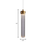 Gold Fluted Glass Pendant Light - Modern Simplicity For Dining Table