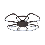 Windmill Led Flush Mount Ceiling Lamp For Living Room - Beautiful Acrylic Lighting