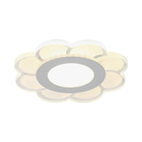 Sleek Led Ceiling Light With Acrylic Shade For Narrow Spaces