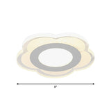 Sleek Led Ceiling Light With Acrylic Shade For Narrow Spaces