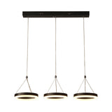 Modern Led Drop Pendant Light - Ring Shaped Gold/Coffee Warm/White