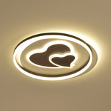 Black Ceiling Lamp: Cute 2-Loving Heart Led Light For Bedroom Adult & Child