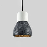 Nordic 1-Light Cement Bottle Pendant Suspension Light In Grey/Red/Green - Ideal For Restaurants