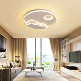 Led Ceiling Light Modern Nature Sunrise Design For Living Room Bedroom Kitchen Dining Lighting