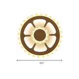 Modern White Led Flower Ceiling Light For Kids Bedroom