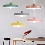 Simple Metal Shade Pendant Light Kit For Dining Room With Pot Lid Design