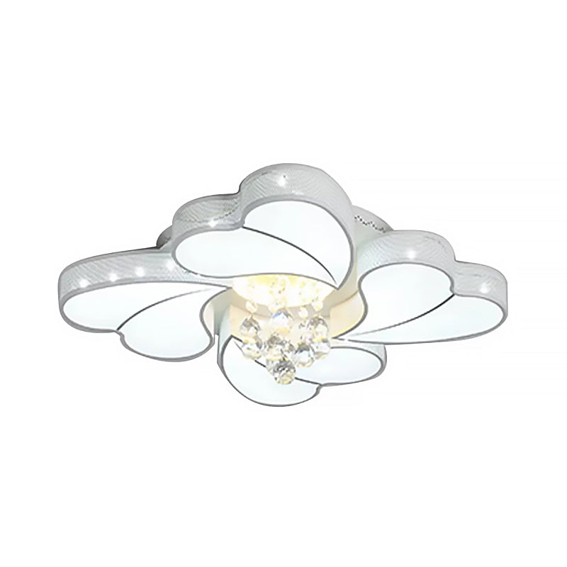 Vintage Crystal Ball Led Ceiling Lamp - Chic Heart Design Bedroom Décor