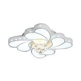Vintage Crystal Ball Led Ceiling Lamp - Chic Heart Design Bedroom Décor